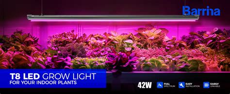 Amazon Barrina LED Grow Light 4FT 168W 4 X 42W Full Spectrum