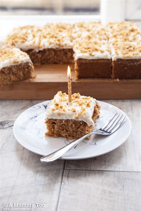 Simple Carrot Cake Tray Bake Recipe A Mummy Too