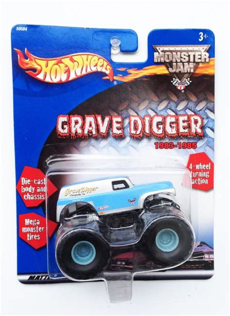 Grave Digger 83 85 Monster Jam Truck Blue Silver W Decals Rare