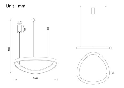 Pakabinamas Led Dimeriuojamas Viestuvas Delta W K Triac Whit