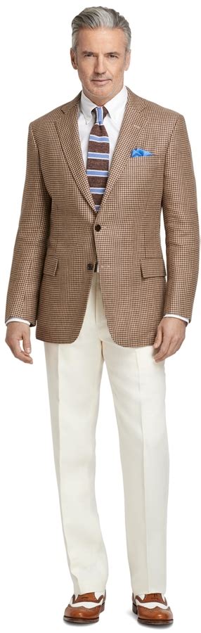 Brooks Brothers Regent Fit Houndstooth Sport Coat 448 Brooks