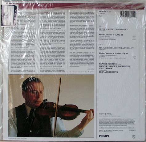 Violin Concertos By Pyotr Ilyich Tchaikovsky Felix Mendelssohn