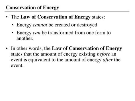 Ppt Conservation Of Energy Powerpoint Presentation Free Download Id 6688919