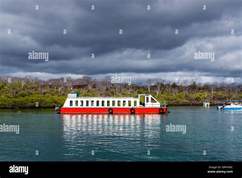 Ferry At Santa Cruz Island Ferry Terminal For Baltra And Airport