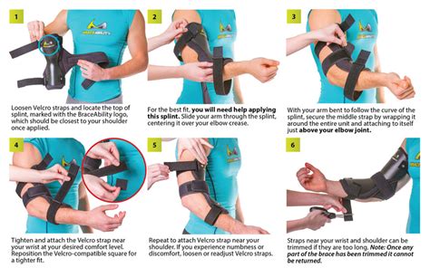 Cubital Tunnel Syndrome Brace Ulnar Nerve Entrapment Treatment Splint