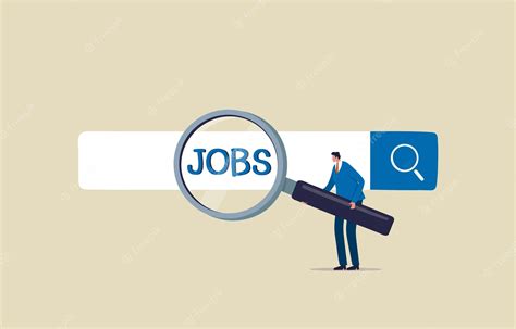 Premium Vector Jobs Search Recruitment Hiring Employment Find Job