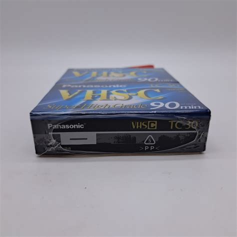 Panasonic Vhs C Tc 30 2 Pack High Grade Video Recording Tapes 90 Mins New Ebay