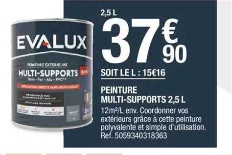 Promo Peinture Multi Supports L Evalux Chez Brico D P T Icatalogue Fr