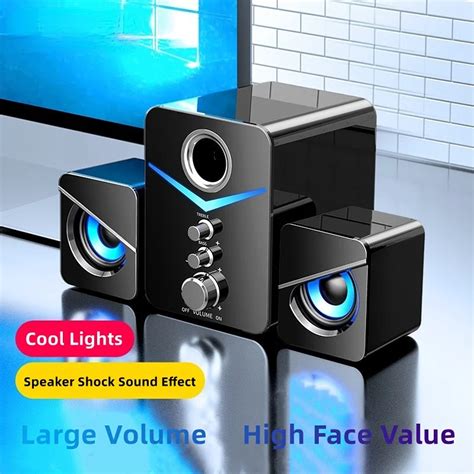 Speaker Bluetooth Home Theater Sistem Suara Speaker Mini Komputer