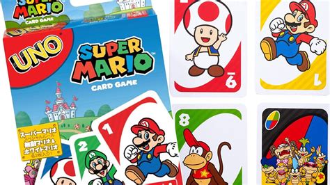 Super Mario themed UNO cards coming to Japan - Vooks