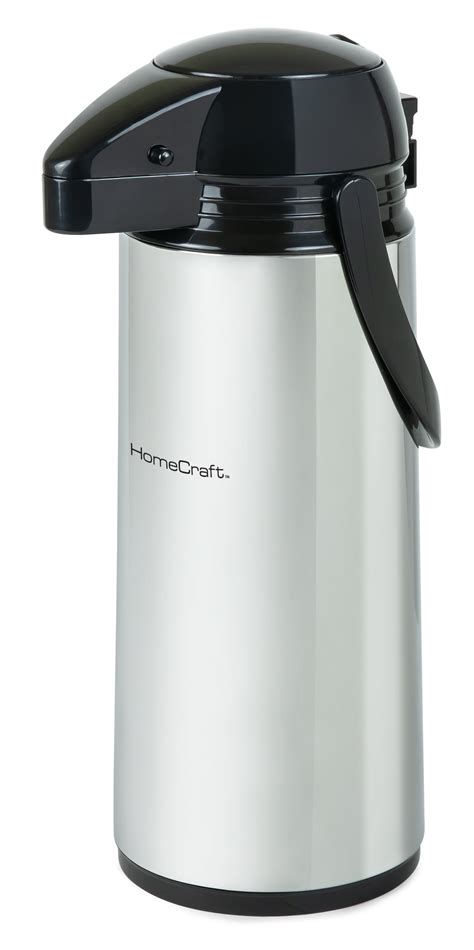 HomeCraft HCCAP2SS 2-Liter Double Wall Stainless Steel Airpot Coffee