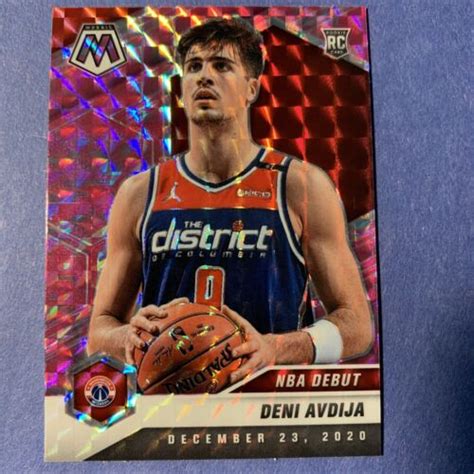 Panini Mosaic Rookie Card Deni Avdija Nba Debut Pink Camo Prizm