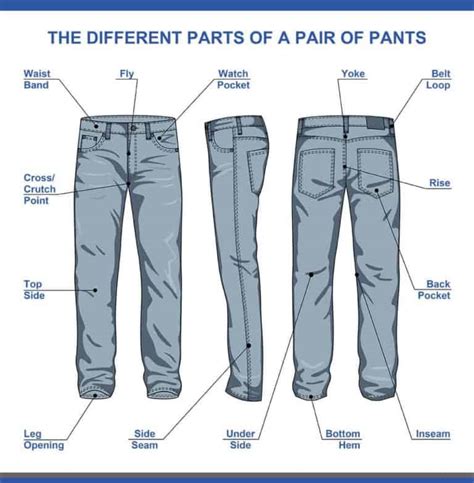 15 Different Types Of Unisex Pants Women And Men List