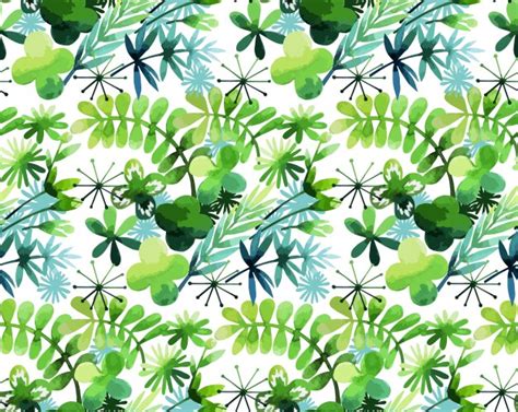 Watercolor Pussy Willow Pattern Royalty Free Vector Image