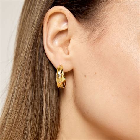 18K Gold Plated Earrings Intensity SKU 84979 4 Wholesale Supplier Glozzo