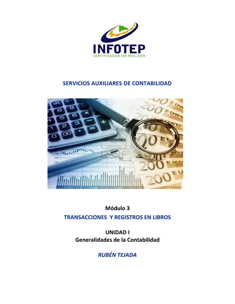 Aspectos Generales De La Contabilidad Rt Servicios Auxiliares De