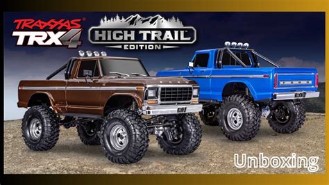 Unboxing New Traxxas TRX4 F 150 Hight Trail Brauwn And Unboxing