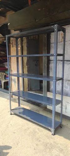Mild Steel Warehouse ms slotted angle rack and storage rack, Load per ...