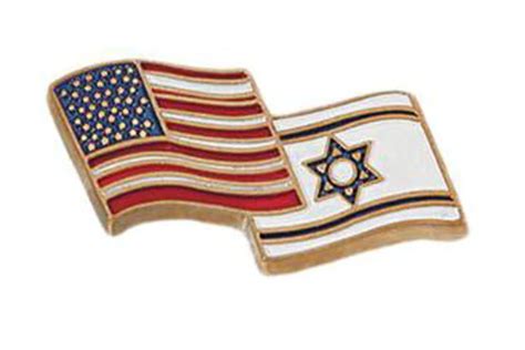 American & Israeli Flag Lapel Pin - SWRC