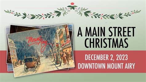 A Mount Airy Main Street Christmas 2023 Youtube