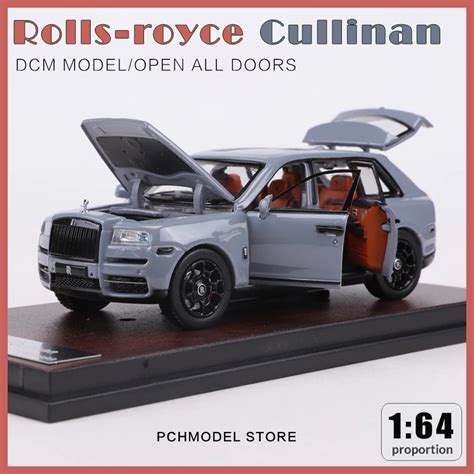 DCM 1 64 Rolls Royce Cullinan Model Car Simulation Alloy Automobile