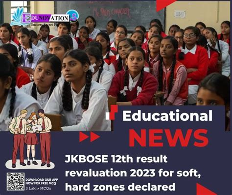 Jkbose Th Result Revaluation For Soft Hard Zones Declared