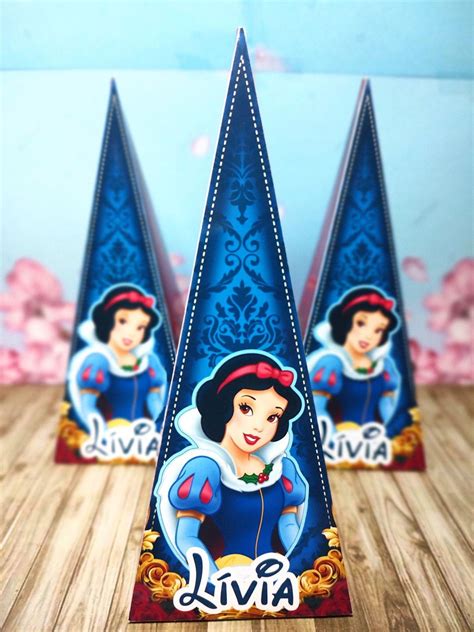 Caixa Pirâmide Branca de Neve Elo7 Produtos Especiais