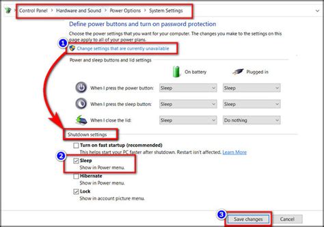 Fix Sleep Option Missing In Windows Restore Quick