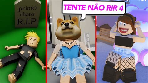 Tente N O Rir Roblox Pt Melhores Memeblox Brookhaven Memes Youtube