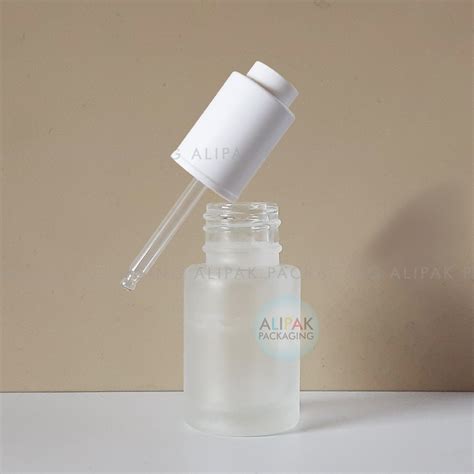 Jual MINIM 20PCS BOTOL PIPET PUMP 15ML FROSTED DOF BAHU DATAR PUMP