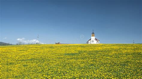 Rural Church In A Field Stock Image Image Of Architecture 30945665