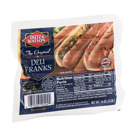 Dietz And Watson Deli Franks 8 Ct Reviews 2019