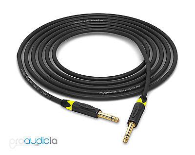 Gotham Gac Ultra Pro Instrument Cable Neutrik Gold Ts Yellow