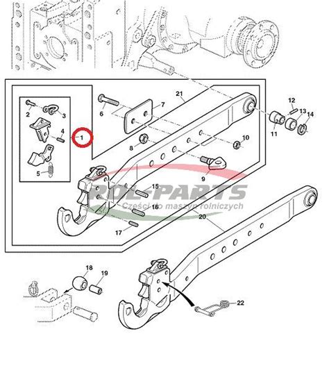 ZESTAW NAPRAWCZY HAKA WALTERSCHEID KAT 1 2 3904032M91 AL117720 Rol Parts