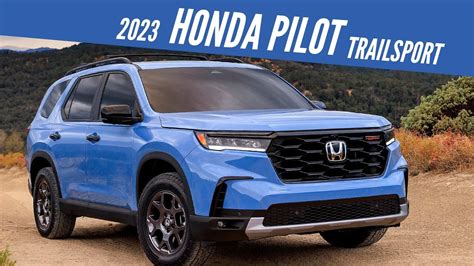 2023 Honda Pilot Trailsport Suv First Look Autobics Youtube