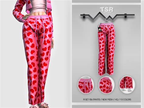 The Sims Resource Pj Set Pants Bd