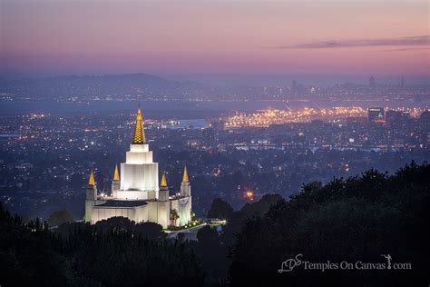 Oakland CA – LDS Temple Art – LDS Temples On Canvas – LDS Temple Pictures