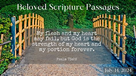 Beloved Scripture Passages Psalm 7326