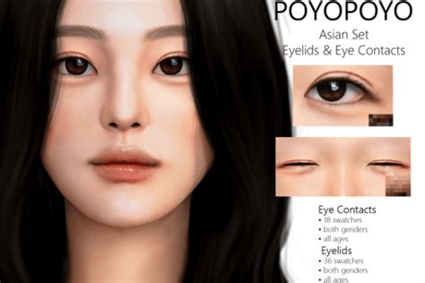 Sakura Eyelids Overlay Best Sims Mods