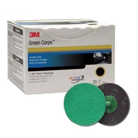 3m™ Green Corps™ Roloc™ Disc 264f 50 Grit 2 In 25 Pk Free Shipping