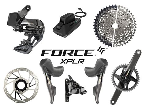 SRAM Force XPLR AXS Wide Disc HRD Flat Mount Gravel Group 1x12 1 637 50