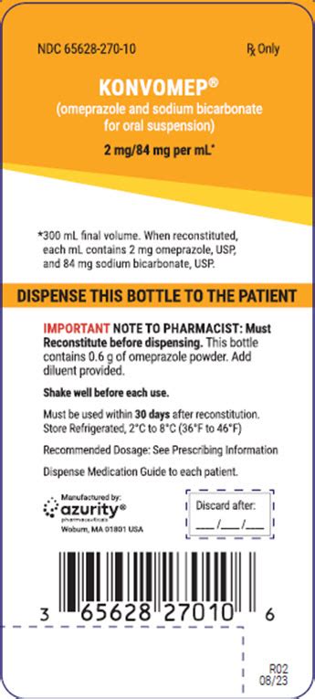 Konvomep Package Insert Prescribing Information