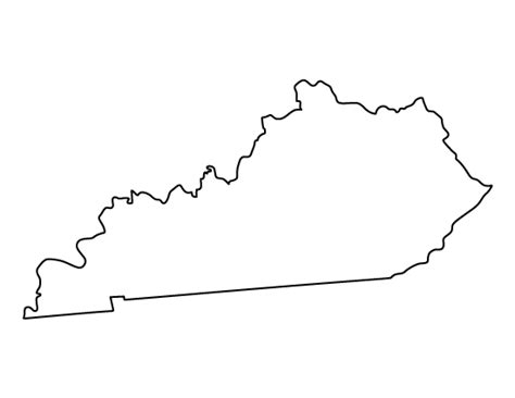 Printable Kentucky Template