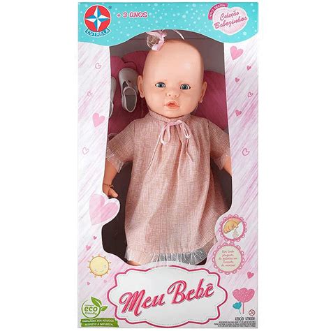 BONECA INFANTIL MEU BEBÊ ESTRELA REF 1001003000057 3 ANOS