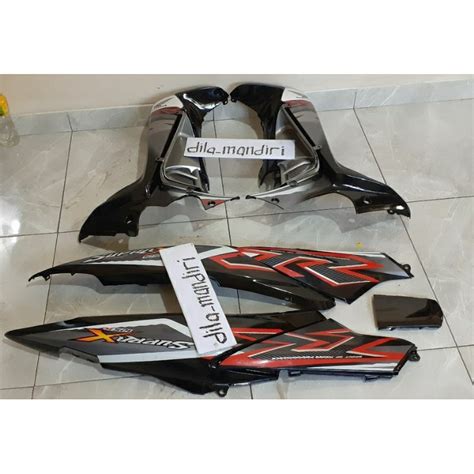 Jual Cover Body Belakang Plus Sayap Depan Supra X 125 New Batman