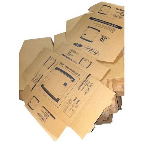 Digital Printing Cmyk Brown Mcb Printed Corrugated Packaging Boxes At