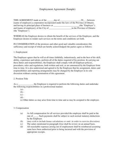 Free 11 Sample Contract Agreement Templates In Pdf Ms Word Excel