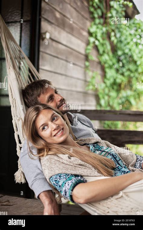 Two People In Hammocks Hi Res Stock Photography And Images Alamy