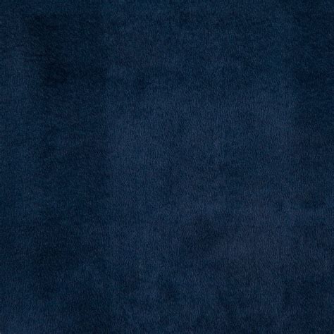 Navy Blue Texture Plain Contemporary Velvet Upholstery Fabric Blue