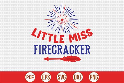 Little Miss Firecracker Graphic By Creativemim2001 · Creative Fabrica